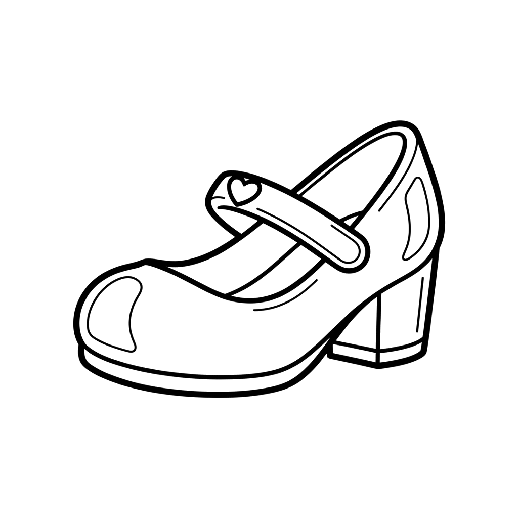 Glass Slipper free princesses & castles coloring page line art